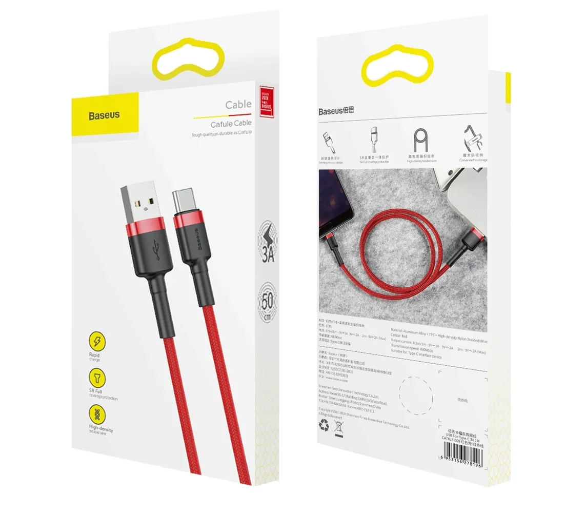 baseus-kabel-cafule-usb-usb-c-05-m-3a-czerwony