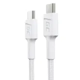 kabel-green-cell-usb-typ-c-usb-typ-c-03-m-bialy
