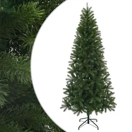 sztuczna-choinka-z-podstawa-zielony-240-cm-pvc-pe-i-stal