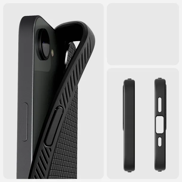 plecki-spigen-do-apple-iphone-16e-czarny-motyw-przewodni-geometryczny