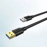 kabel-usb-ugreen-usb-a-usb-a-3-m-czarny-90576-waga-z-opakowaniem-0-15-kg-dlugosc-kabla-3-m