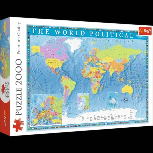 puzzle-trefl-2000-elementow-polityczna-mapa-swiata-material-karton