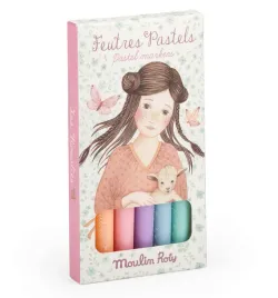 moulin-roty-markery-pastelowe-les-rosalies-6-szt