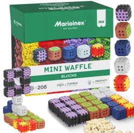 klocki-konstrukcyjne-marioinex-mini-waffle-green-blocks-206-elementow