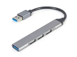 gembird-hub-usb-4-porty-usb3-x-1-usb2-x-3-srebrny