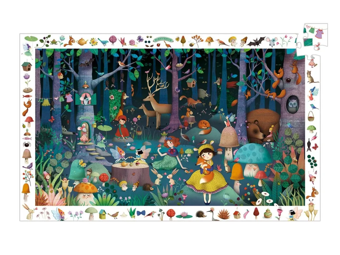 puzzle-djeco-100-elementow-zaczrowany-las