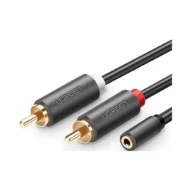kabel-ugreen-av192-minijack-35-mm-2x-rca-cinch-025-m