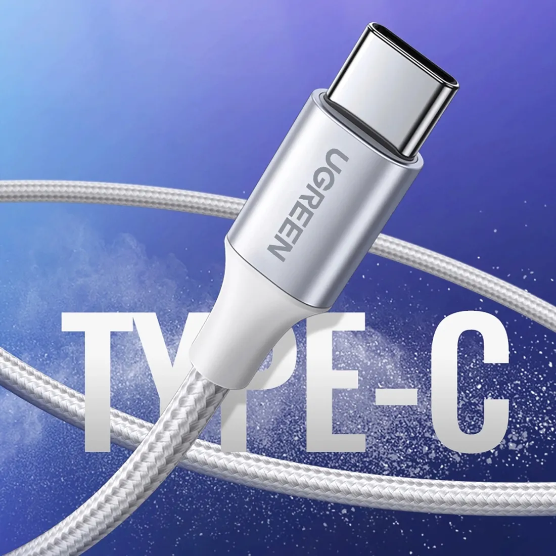 kabel-ugreen-usb-usb-typ-c-05-m-bialy