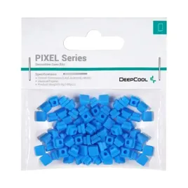 gumowe-koncowki-deepcool-pixel-bu-100-sztuk-niebieskie-uniwersalne