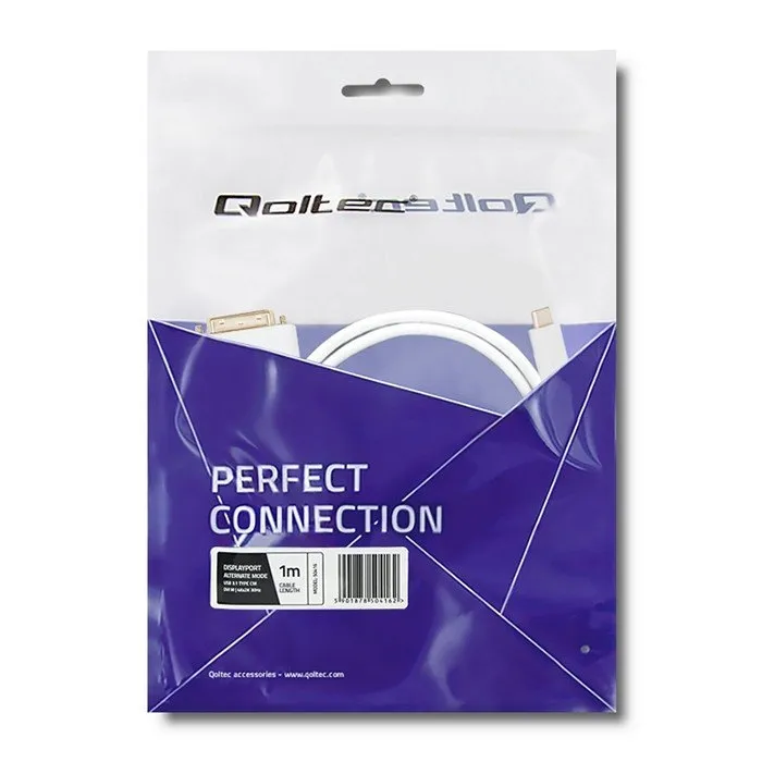 kabel-dvi-d-usb-c-qoltec-50416-1m-bialy