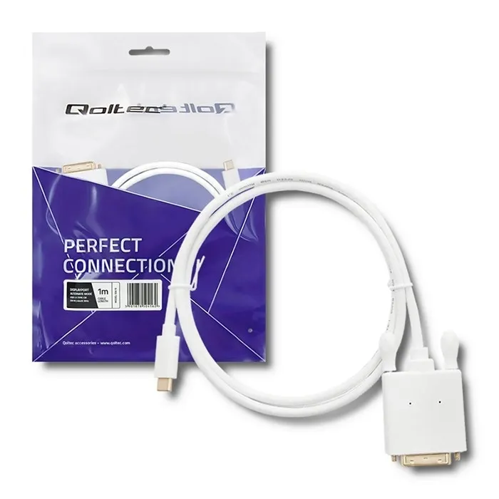 kabel-dvi-d-usb-c-qoltec-50416-1m-bialy