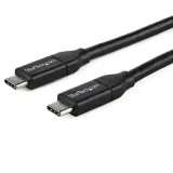 startech-com-usb2c5c1m-kabel-usb-1-m-usb-c-meska-czarny