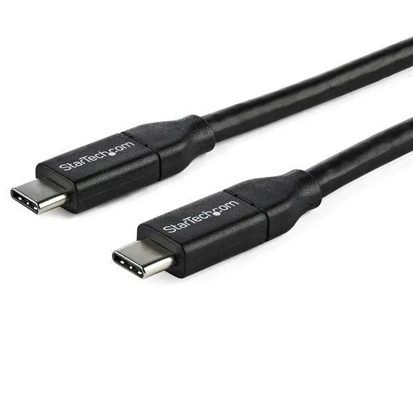 startech-com-usb2c5c1m-kabel-usb-1-m-usb-c-meska-czarny-dlugosc-kabla-1-m