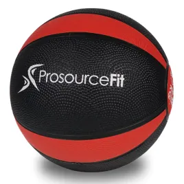 pilka-lekarska-prosourcefit-gumowa-4-5-kg-10-lb-czerwona