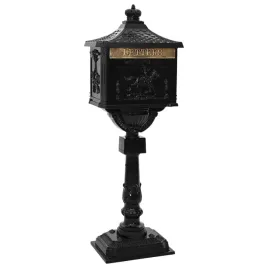 elegancka-skrzynka-na-listy-w-stylu-vintage-z-odlewanego-aluminium-czarna