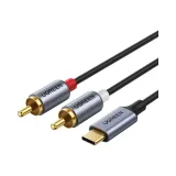 kabel-ugreen-cm451-2-x-rca-cinch-usb-typ-c-15-m