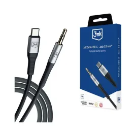 czarny-kabel-przejsciowka-usb-c-do-mini-jack-35-mm-3mk-aux-cable-1m