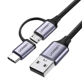kabel-ugreen-2w1-usb-microusb-i-usb-c-1m-2-4a-ladowanie-i-dane-czarny
