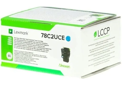 toner-lexmark-78c2uce-niebieski-cyan-kolor-niebieski-cyan