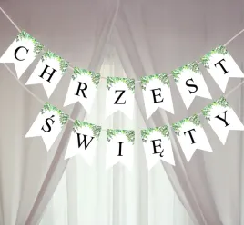 girlanda-chrzest-swiety-zielona-liscie-chrzciny-czarne-litery