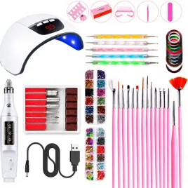 zestaw-do-hybrydy-lampa-led-uv-manicure-frezarka