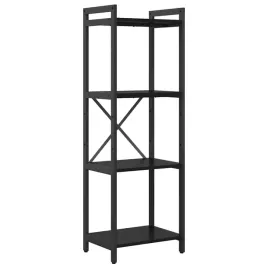 polka-na-ksiazki-czarny-dab-40-x-30-x-119-cm