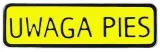 tablica-uwaga-pies-7-x-29-cm
