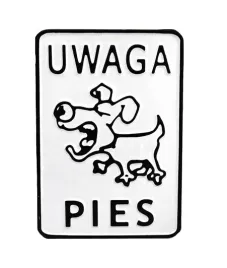 tablica-ostrzegawcza-biala-15-20cm-uwaga-pies