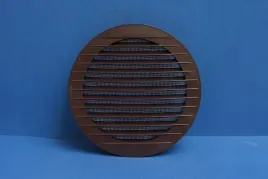 kratka-okragla-z-siatka-125mm-brazowa