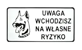 tablica-ostrzegawcza-biala-15-29cm-uwaga-wchodzisz-na-wlasne-ryzyko