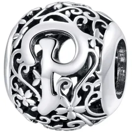 charms-koralik-bransoletki-litera-p-srebro-pr-925