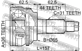febest-0510-cx7a44-zestaw-przegubu-wal-napedowy