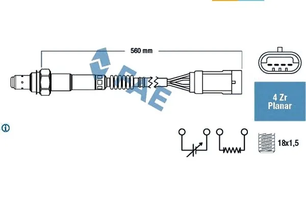 fae-77153-sonda-lambda-numer-katalogowy-czesci-77153