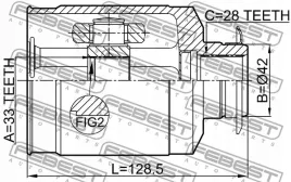 febest-2211-xm12rh-zestaw-przegubu-wal-napedowy