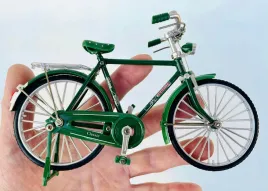 miniatura-roweru-dekoracja-skala-1-10-holandia-meski-zielony