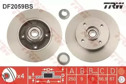 tarcza-hamulcowa-trw-df2059bs-wersja-europejska