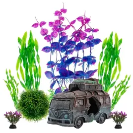 begondis-podwodny-wrak-samochodowy-z-8-sztukami-tworzywa-sztucznego-roslin