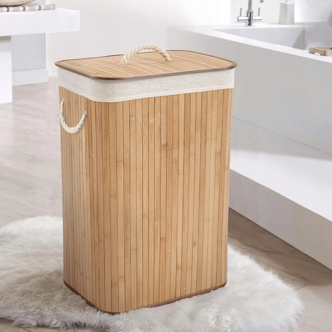 kosz-na-pranie-compactor-20l-bezowy