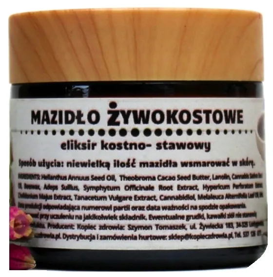 Maść ŻYWOKOSTOWA regeneracja stawy MOC NATURY 100% naturalna ŻYWOKOST 60ml