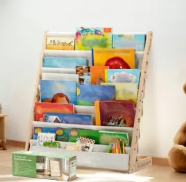 cosyland-regal-dla-dzieci-6-poziomow-3-kieszenie-sosna-bezowy