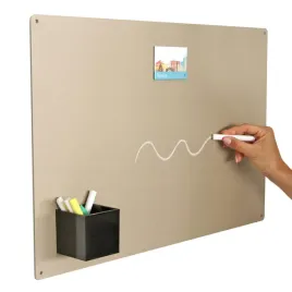 kalamitica-tablica-magnetyczna-stal-na-kredkami-56-x-38-cm-bezowy