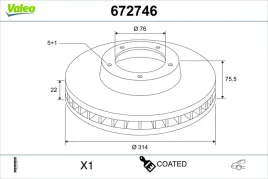 valeo-672746-tarcza-hamulcowa