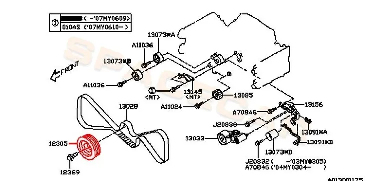 febest-sbds-ej20-kolo-pasowe-wal-korbowy-numer-katalogowy-oryginalu-subaru-12305-aa242