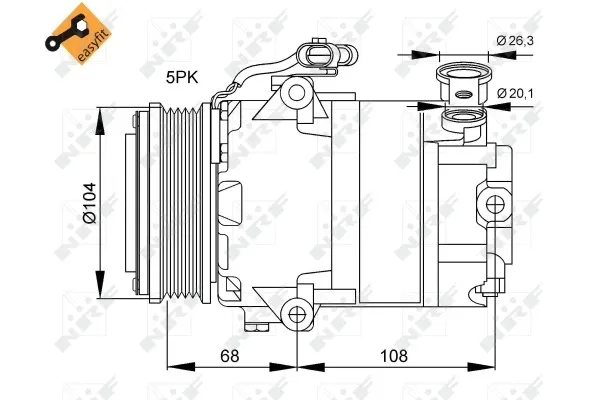 nrf-32082-sprezarka-klimatyzacja-numer-katalogowy-czesci-32082
