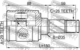 febest-0511-m2atlh-zestaw-przegubu-wal-napedowy