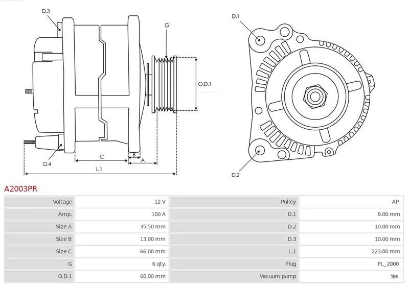 alternator-as-pl-a2003pr