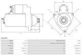 rozrusznik-as-pl-s3043pr-producent-czesci-as-pl-numer-katalogowy-czesci-s3043pr