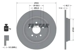 textar-tarcze-hamulcowe-tyl-92162900
