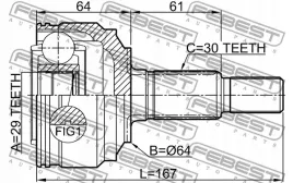 febest-1710-q7r-zestaw-przegubu-wal-napedowy