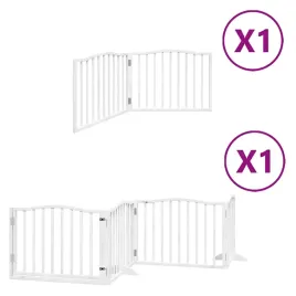 skladana-bramka-dla-psa-z-drzwiami-6-paneli-biala-480-cm